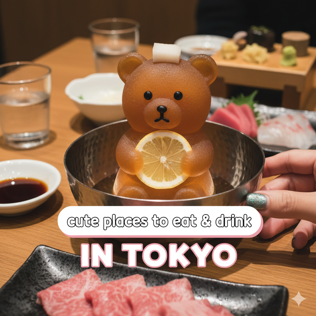 cute places to eat & drink IN TOKYO